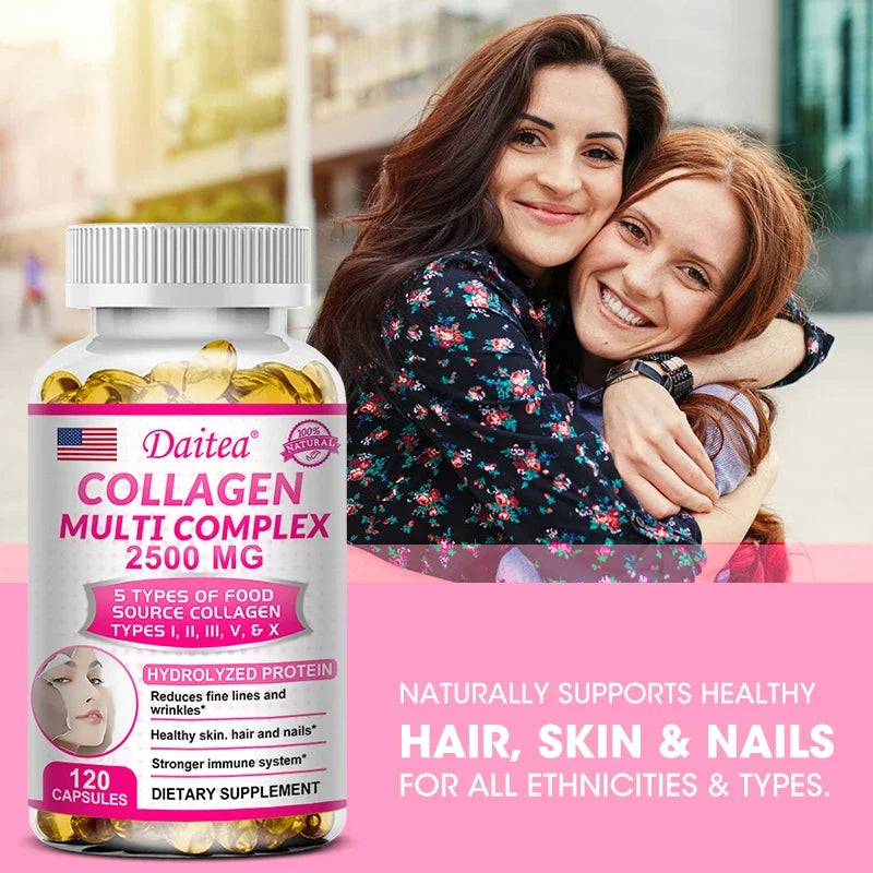 Daitea Hydrolyzed Collagen Supplement – Skin, Hair & Nails Collagen Supplement Qst