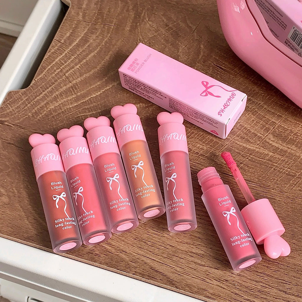 SHAQINUO Liquid Blush Natural Glow Sponge Brush – 6 Shades Liquid Blush Qme