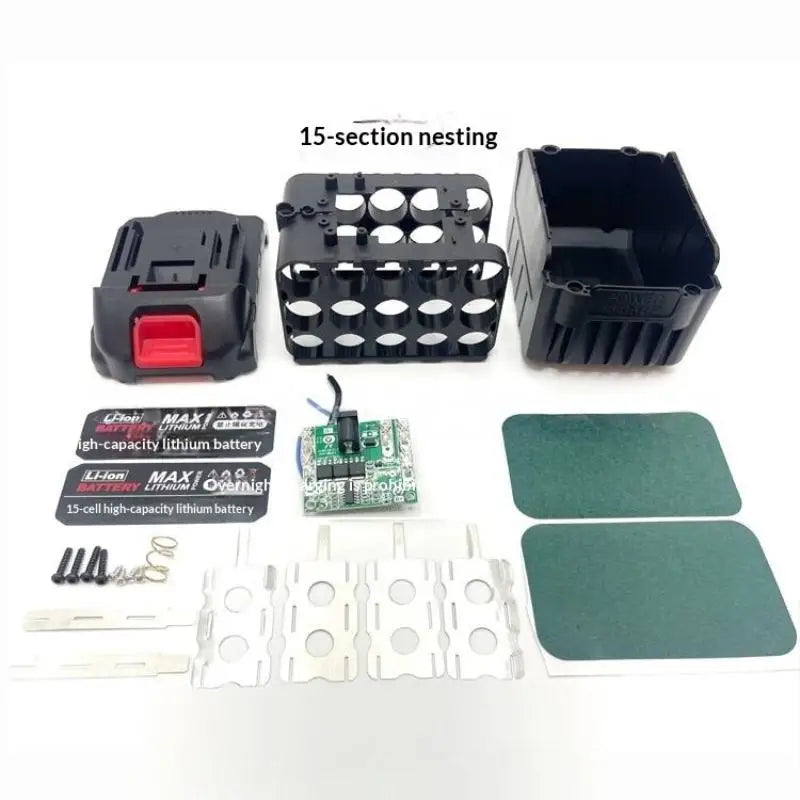 21V 18650 Battery Case Holder 5S 50A – DIY Screwdriver Pack Battery Pack Case Qme