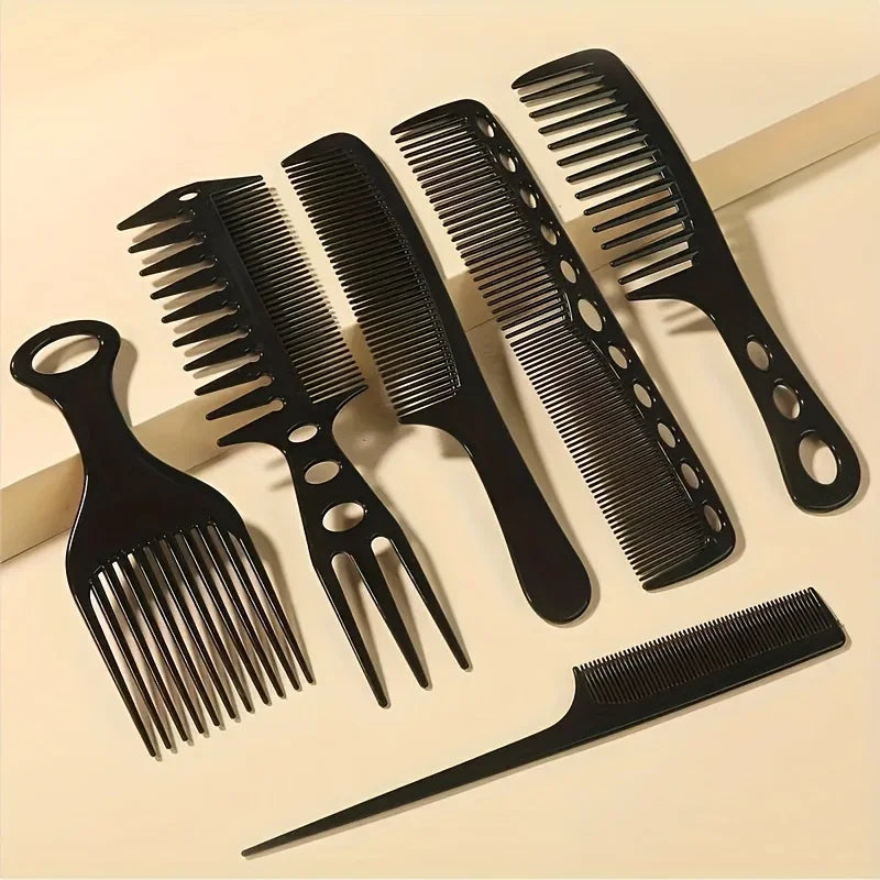 Barber Hair Styling Detangling Comb – 5 Colors | Qme Hair Styling Comb Qme