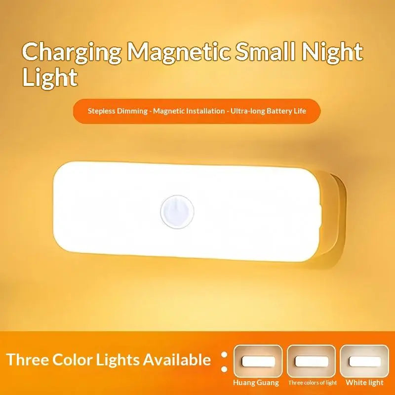 Wireless USB Rechargeable LED Night Light – 3 Color Modes LED Night Light Qme Default Title