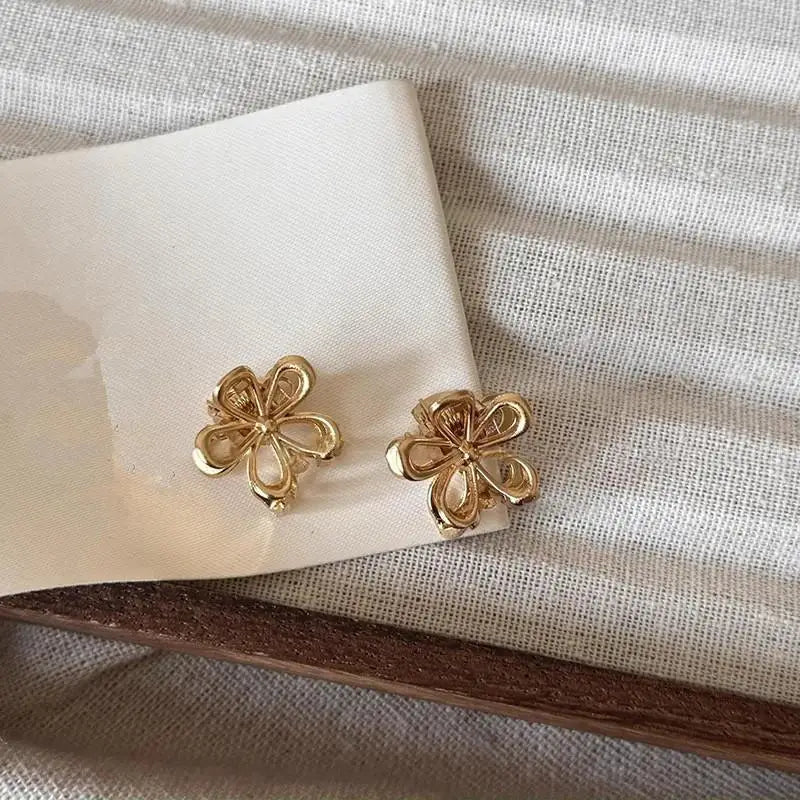 Mini Metal Hair Claw Clips Gold Silver Flower Butterfly Hair Claw Clips Qme Gold