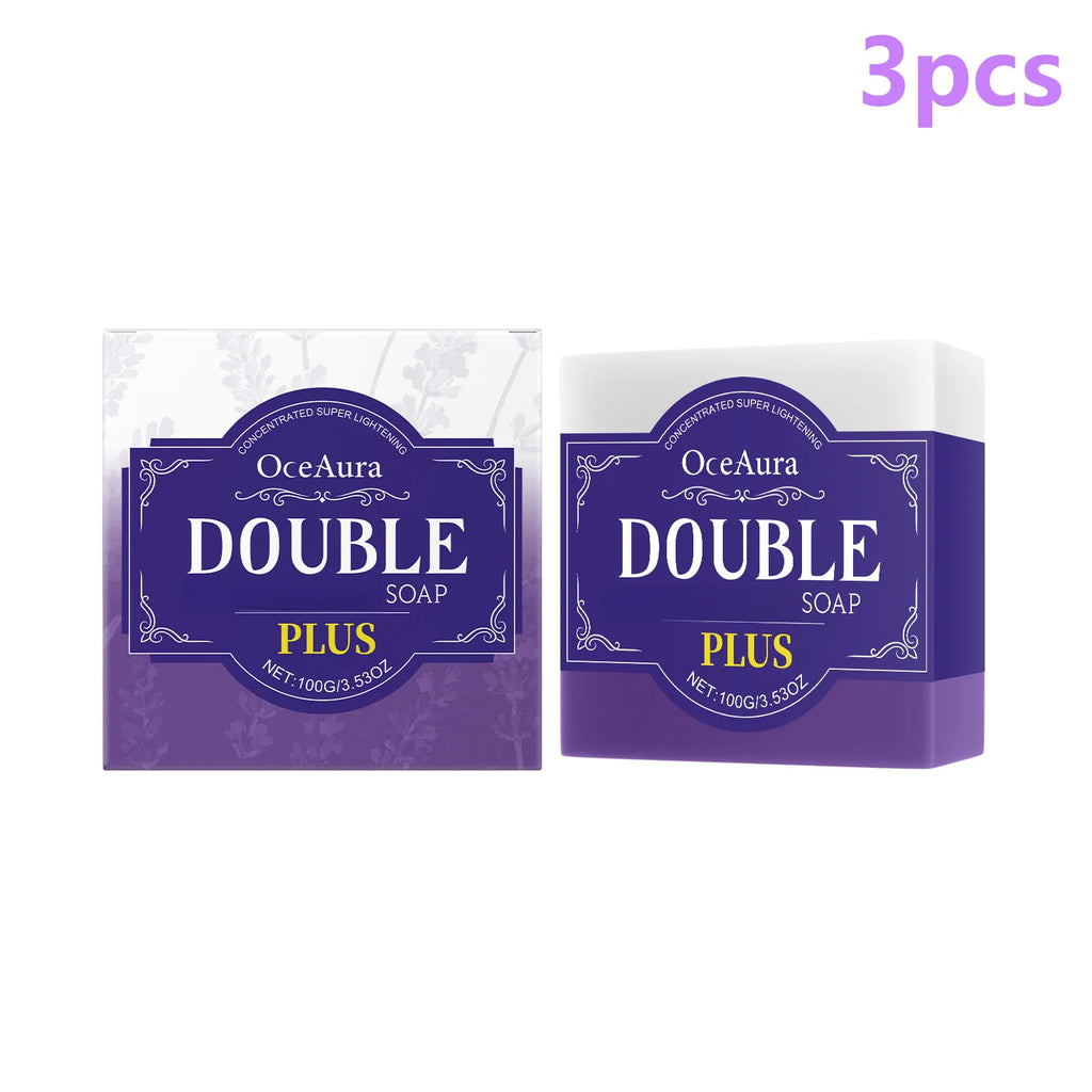 OceAura Lavender Soap Bar – Brightening & Moisturizing 100g Handmade Bar Soap Qst 3pcs