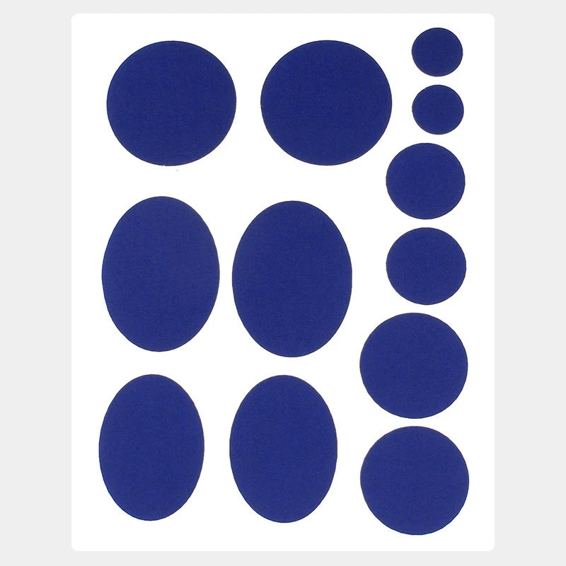 Self-Adhesive Nylon Fabric Repair Patches – Assorted Shapes Fabric Repair Patches Qst blue2