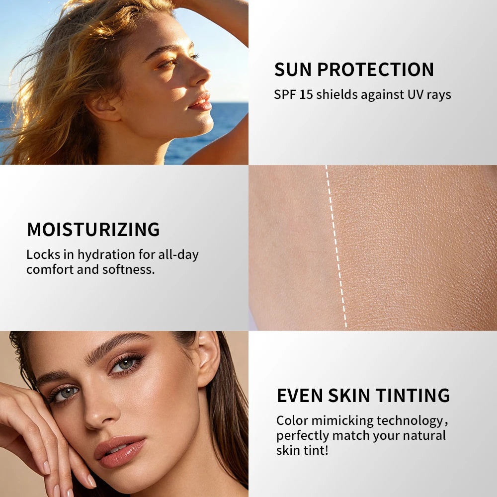 Lakerain Color-Changing Liquid Foundation – Brightening & Coverage Liquid Foundation Qst