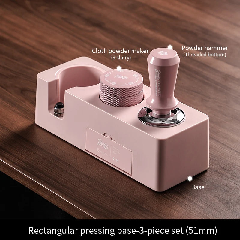 Bincoo Tamping Station 51/58mm Espresso Tamper Stand & Leveler Espresso Tamping Station Qst base-51-3pcs China Mainland