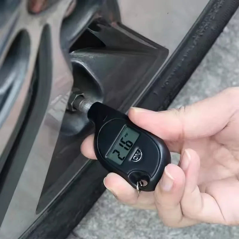 Mini Digital Tire Pressure Gauge LCD – PSI Bar kPa Tire Pressure Gauge Qst