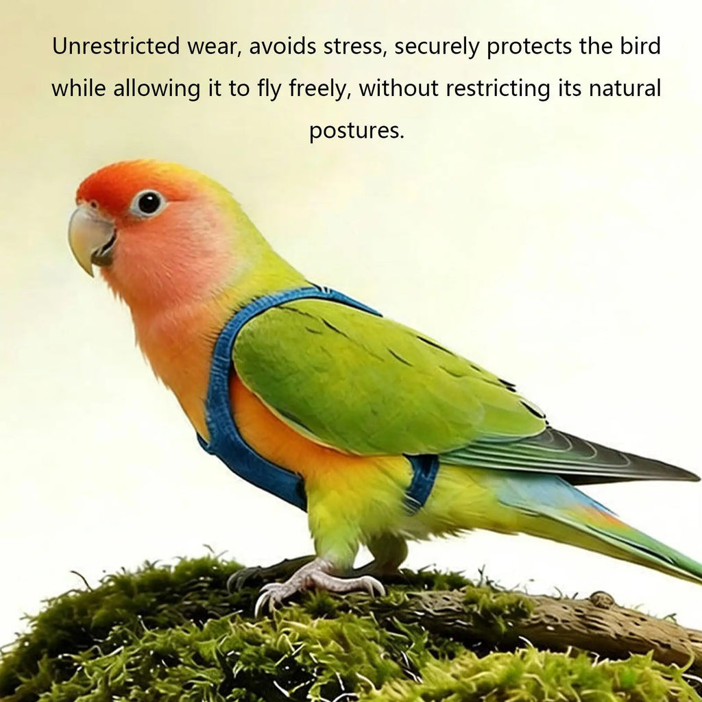 Bird Harness & Training Rope for Parakeets & Small Birds Bird Training Harness Qme