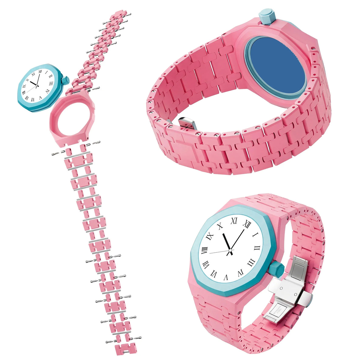 Ceramic Case Mod Kit for Swatch x AP Royal Oak – Full Set Watch Mod Kit Qme