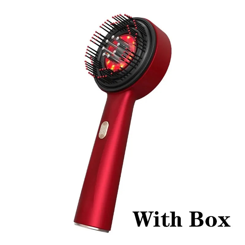 Vilnason Electric Scalp Massager Comb with Red Light | WN-02 Scalp Massage Comb Qst Red-With Box