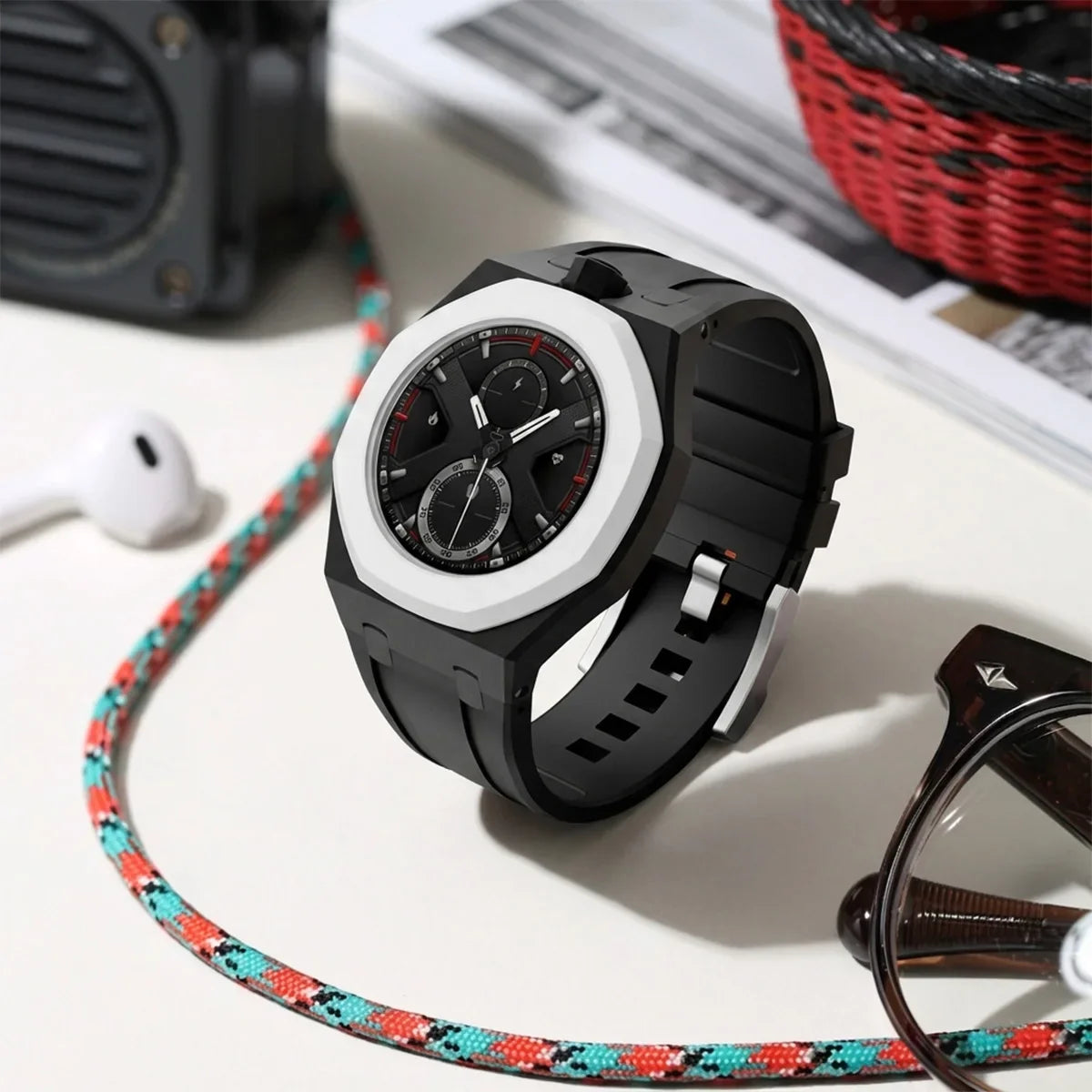 Swatch X AP Royal Pop Watch Strap & Case – Ceramic Band Watch Strap & Case Qme