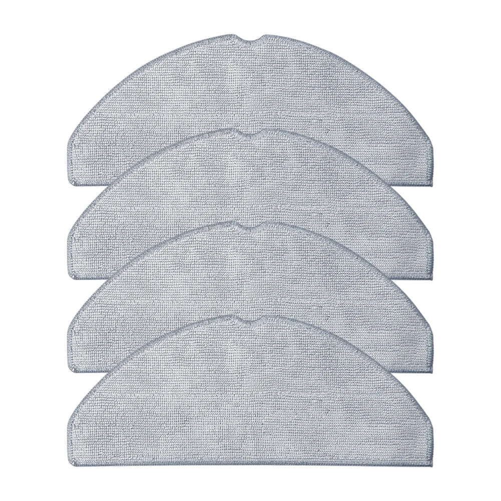 4-Pack Microfiber Mop Cloths – Roborock Q7 M5+ Q7T+ Obot Robot Vacuum Mop Pads Qme