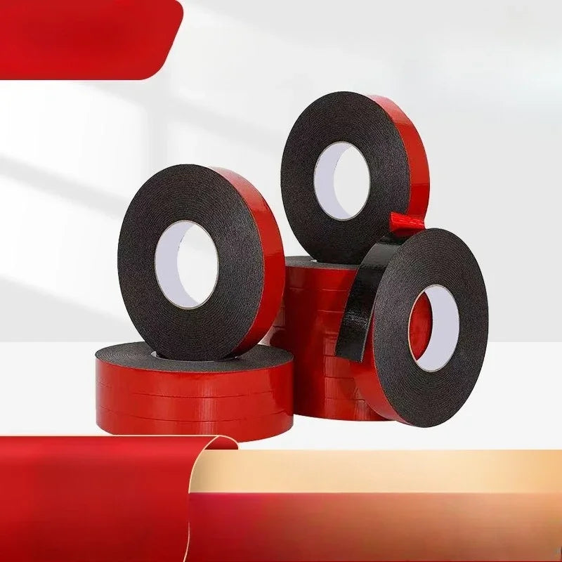 Strong Double-Sided Red Foam Adhesive Tape – Cables & Straps Double-Sided Foam Tape Qme