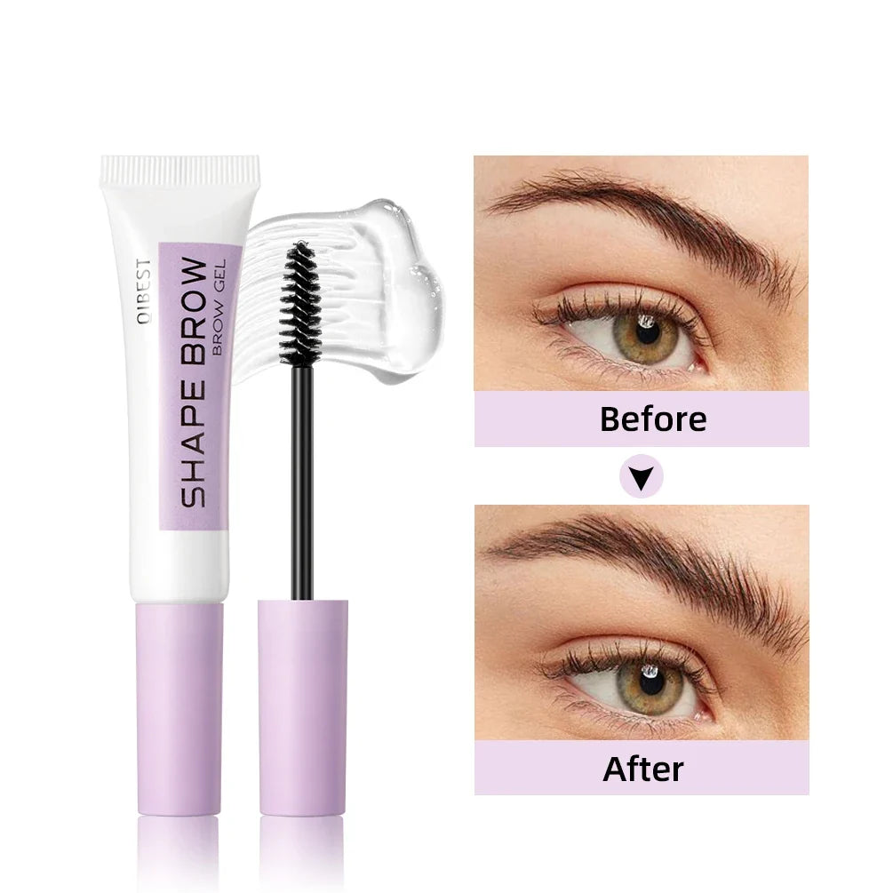 QIBEST Eyebrow Shaping Gel – Quick-Dry Long-Lasting Brow Styler Eyebrow Styling Gel Qme Eyebrow Gel