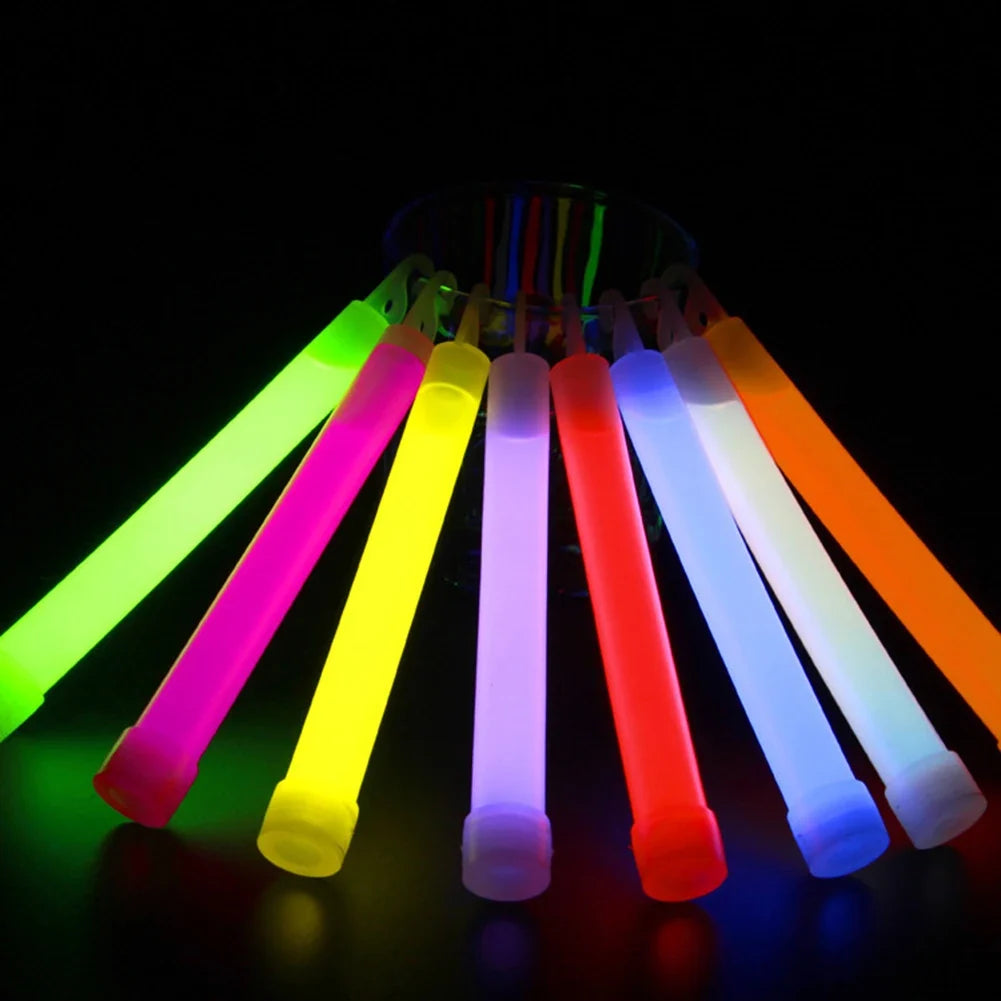 Waterproof Glow Sticks 10-Pack — Camping, Hiking & Emergency Outdoor Glow Sticks Qme