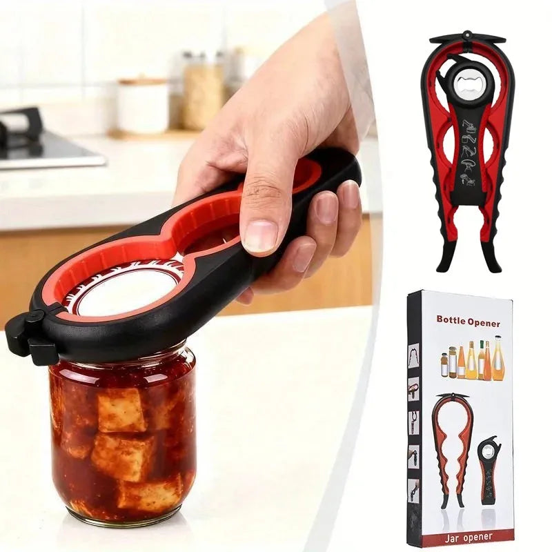 Multi-Function Can & Bottle Opener with Anti-Slip Grip Can & Bottle Opener Qme