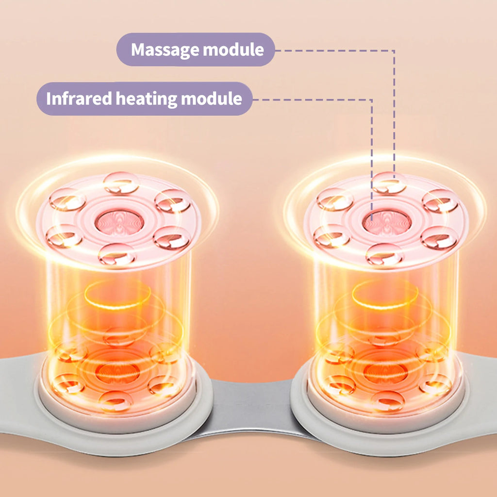 Suyzeko Waist Massager Belt – Heat, Red Light & Vibration Waist Massager Belt Qst
