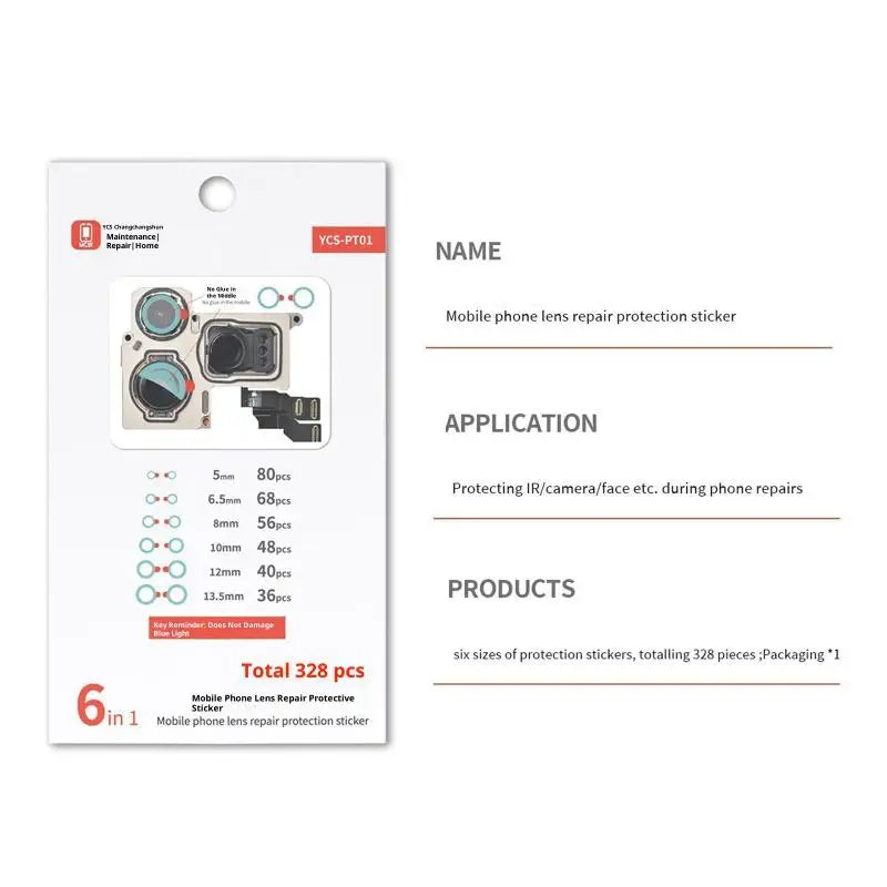 Phone Repair Infrared Dot Matrix Camera Protection Sticker Phone Repair Sticker Qme