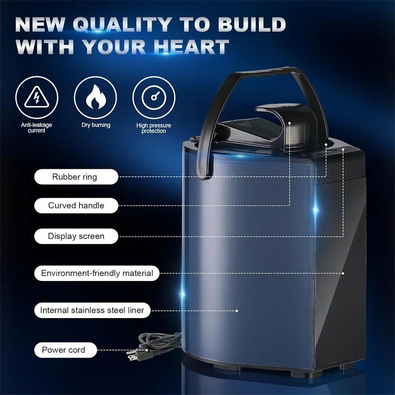 3L Portable Sauna Steam Generator – Remote Control Spa Machine Sauna Steam Generator Qst