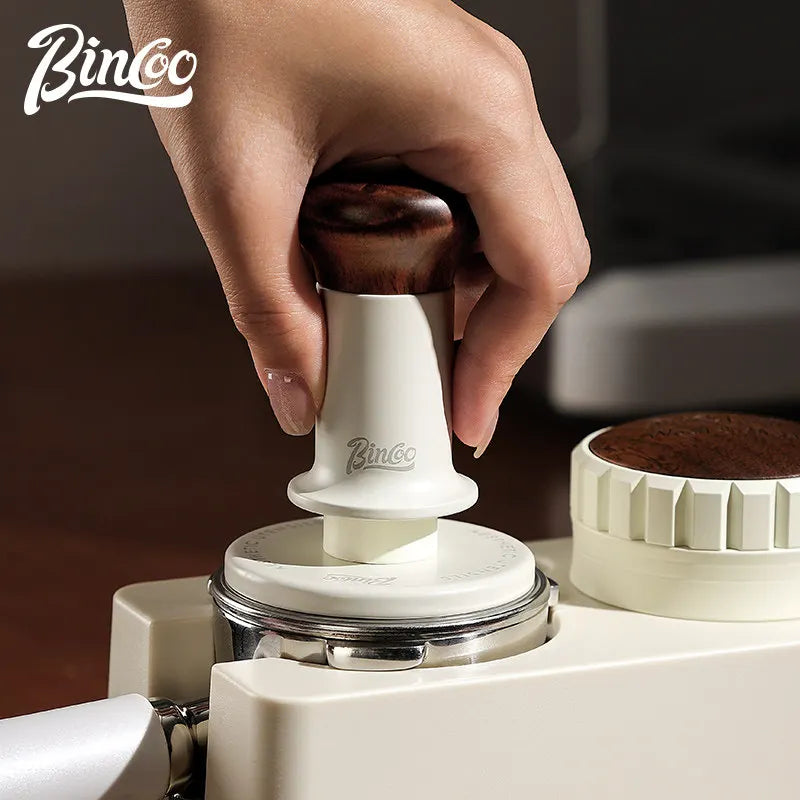 Bincoo 58mm Spring-Loaded Coffee Tamper & Distributor Espresso Tamper Qst
