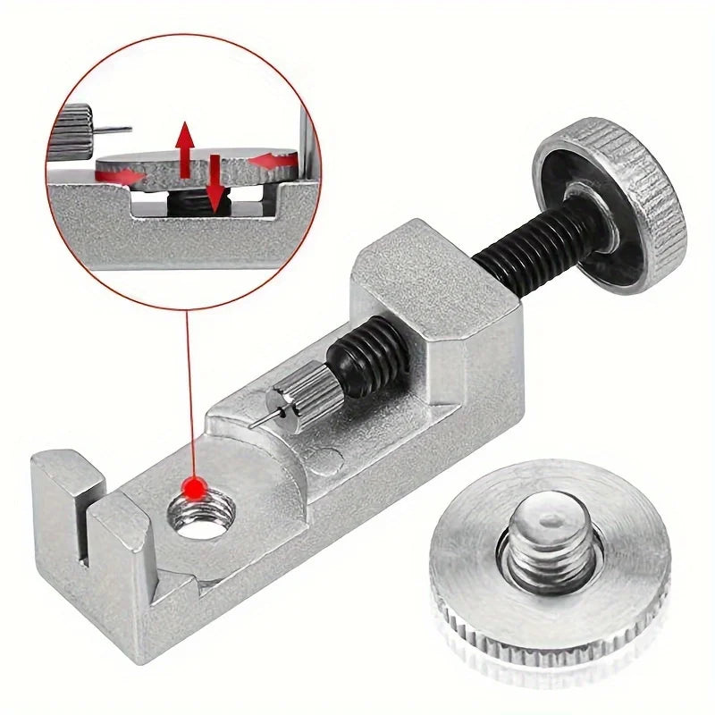 Watch Link Remover Tool Kit with 3 Replacement Pins Watch Repair Tool Qme