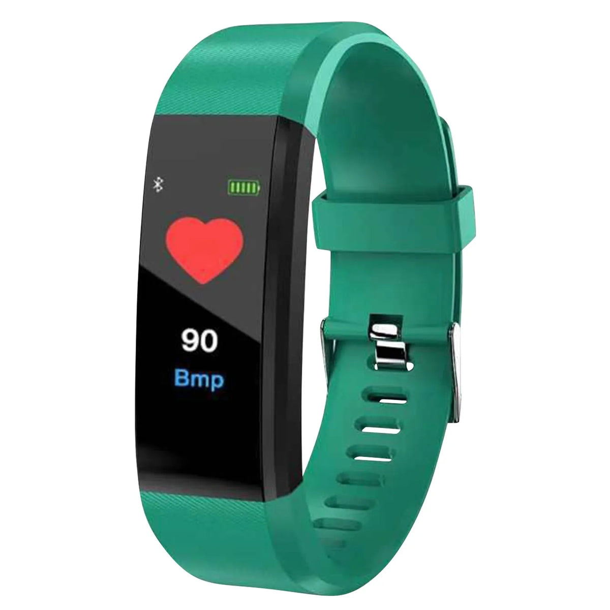 Waterproof Smart Fitness Bracelet – Sleep & Heart Rate Tracker Smart Fitness Bracelet Qme Green