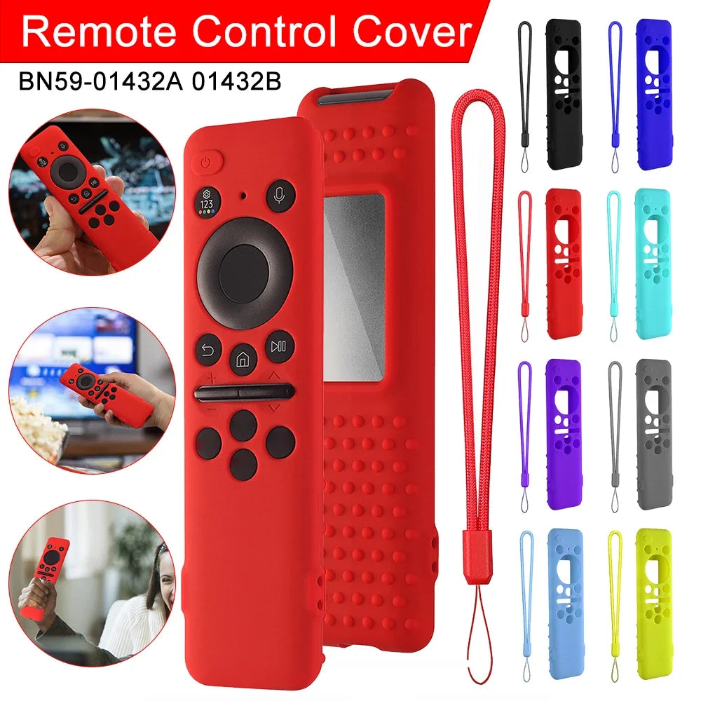 Silicone Remote Cover for Samsung Neo QLED BN59-01432A/B Remote Control Cover Qme