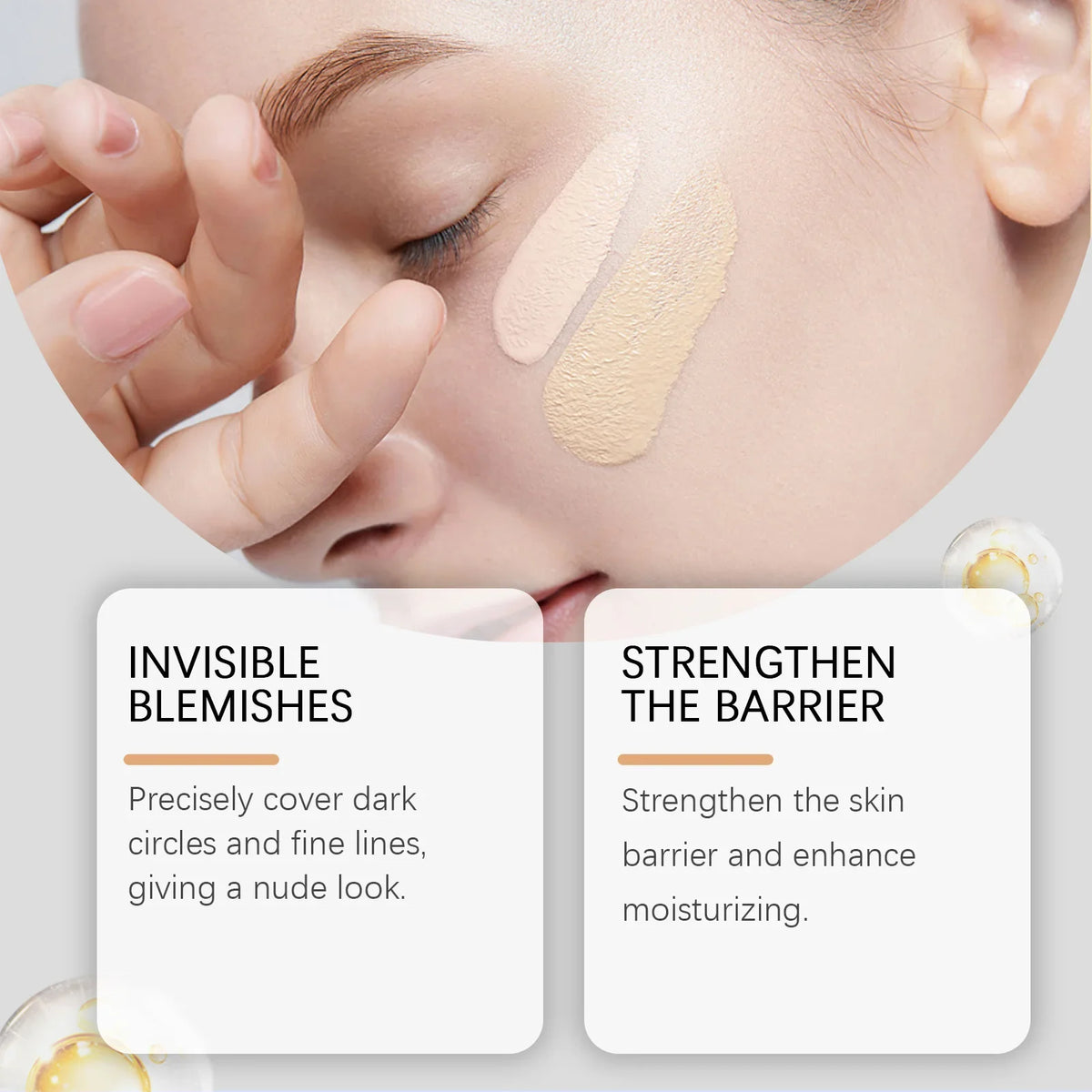 Qme Eye Concealer – Moisturizing, Blemish-Covering Makeup Eye Concealer Qme