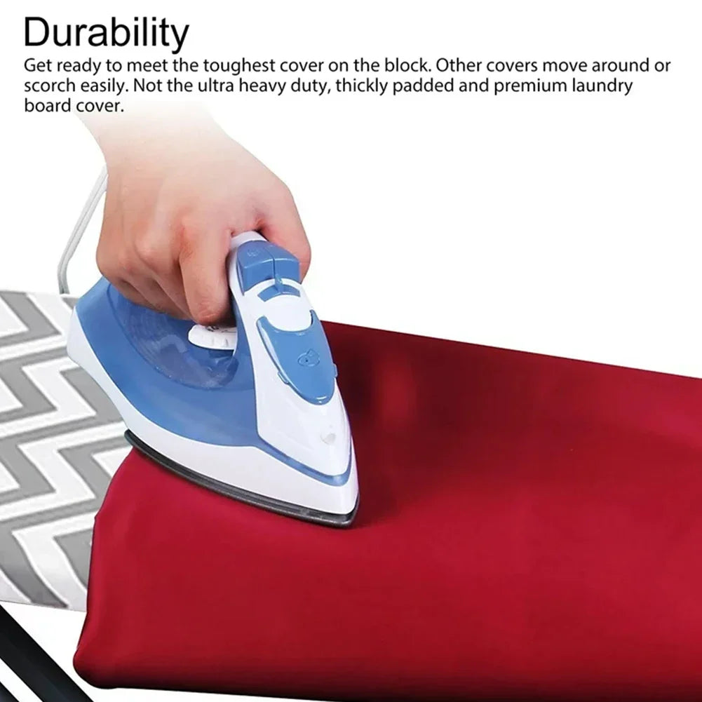 Heavy Duty Ironing Board Cover 150x50cm Extra Thick Cotton Ironing Board Cover Qme