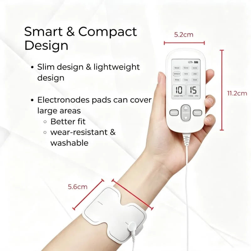 VamsLuna EMS TENS Massager – Portable Electric Muscle Massager Electric Body Massager Qst