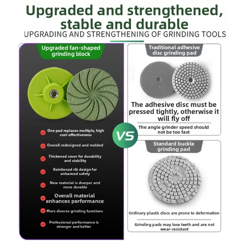 3-Inch Silicon Carbide Grinding Disc for Tiles, Stone & Metal Grinding Disc Qme
