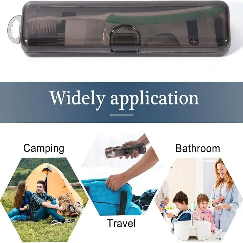 Transparent Toothbrush & Toothpaste Storage Box | Travel Case Toothbrush Travel Case Qme