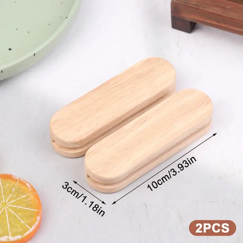 Sapele Wood Insulated Pan Handle Grip – Anti-Scald, 2 Pack Pan Handle Grip Qme A3