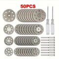 50-Piece Diamond Cutting Disc Set – Stone, Ceramic & Metal Diamond Cutting Disc Set Qme 50pcs