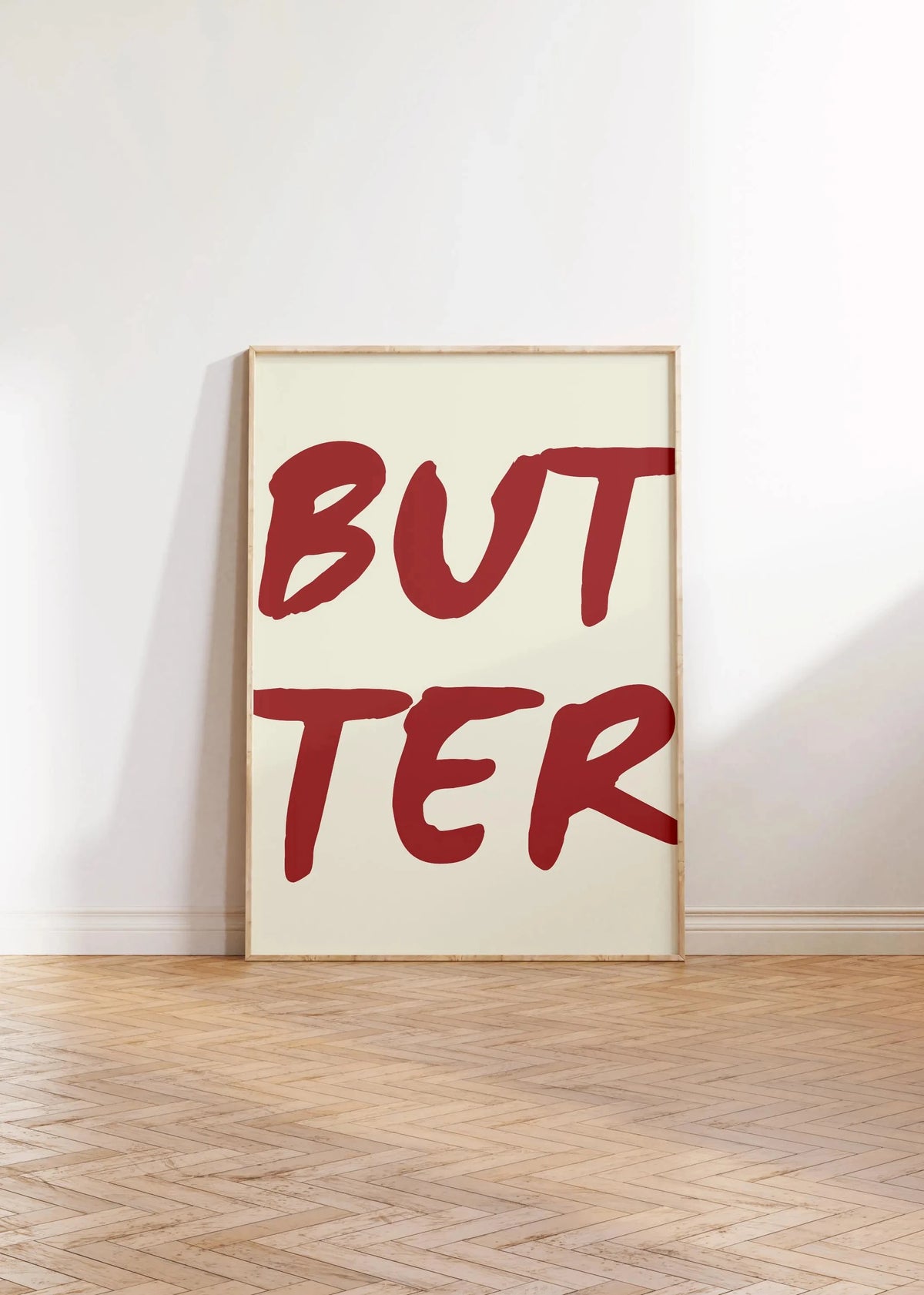 Butter Poster Minimalist Kitchen Canvas Wall Art Print Canvas Wall Art Qst 04 20x30cm Unframed