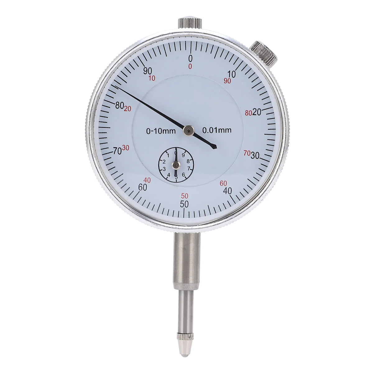 Dial Test Indicator 0.01mm Brass Sleeve Shockproof Gauge Dial Test Indicator Qst 0-10mm