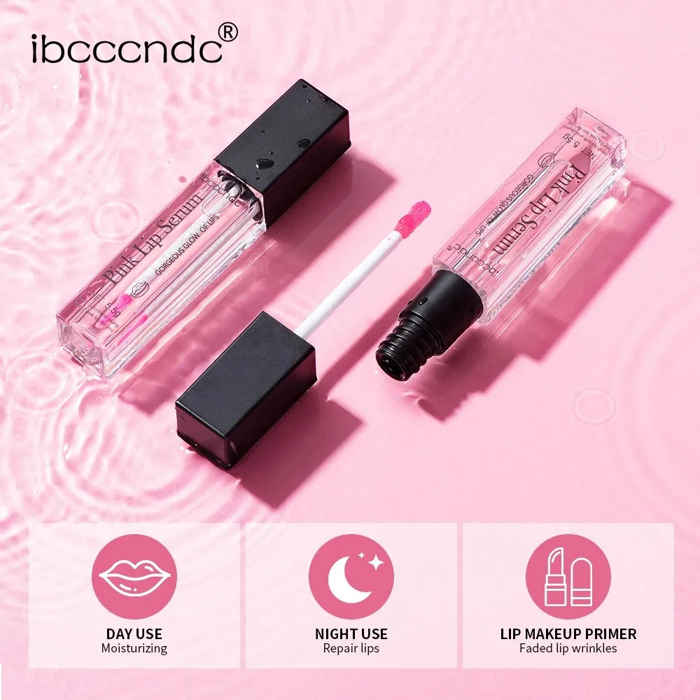 REAROYA Pink Lip Serum Balm – Brighten & Moisturize Lips Lip Serum Balm Qst