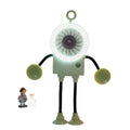 Mini Foldable Electric Fan | Digital Display & Suction Cup Portable Electric Fan Qme Green One Size
