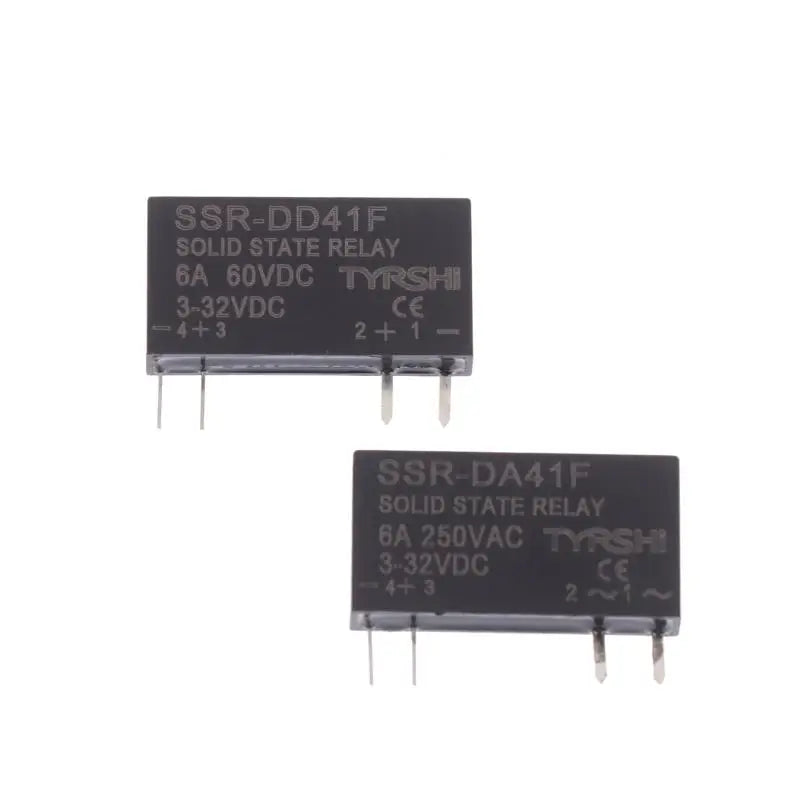 SSR-41FDD 41FDA Compact Solid State Relay DC 6A DIN Rail Solid State Relay Qme