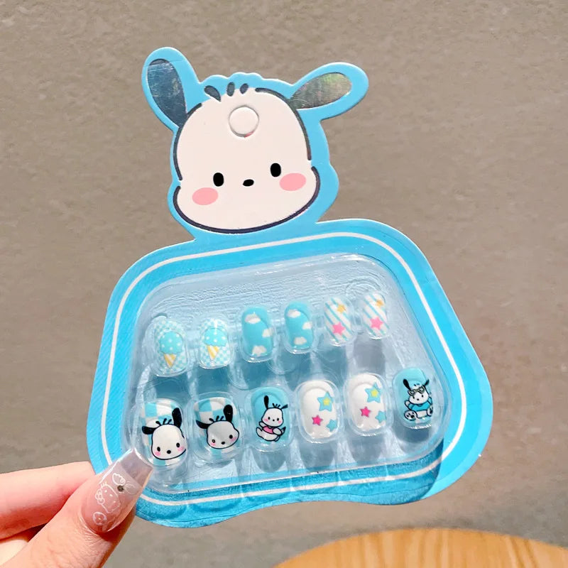 Hello Kitty Kuromi Nail Stickers – Non-Toxic Nail Decals Nail Art Stickers Qme 1