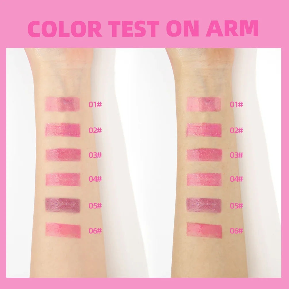 QIBEST Color-Changing Lip Oil Glaze – Moisturizing Balm Gloss Lip Oil Glaze Qme