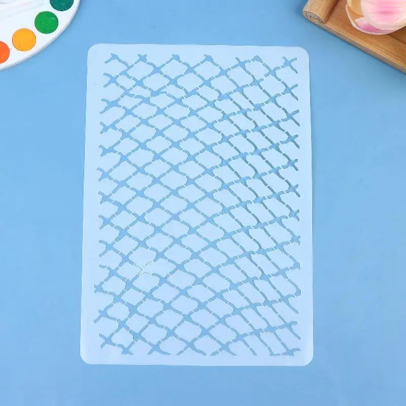 Reusable Bird Pattern Stencil for Scrapbooking & Card Making Craft Stencil Qme