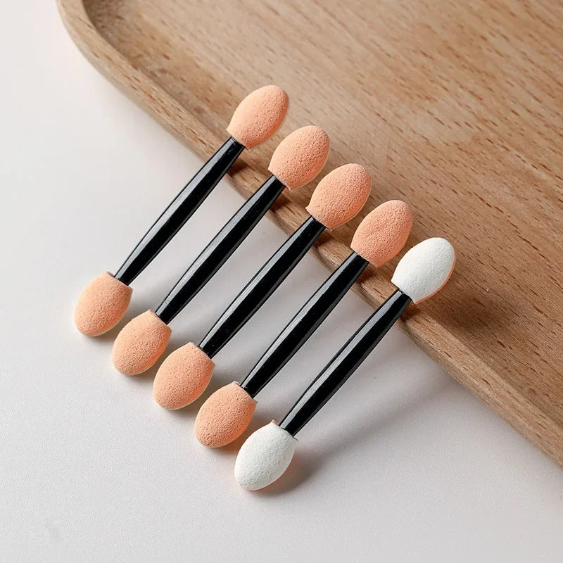 Double Ended Sponge Nail Art Powder Brush | Manicure Tool Nail Art Brush Qme