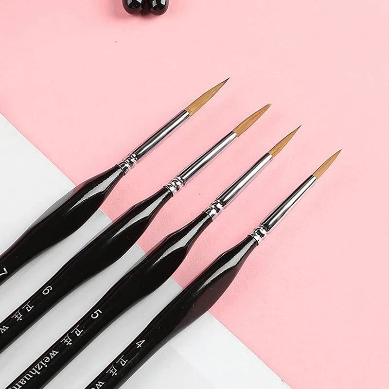 00000 Fine Tip Paint Brush Set – Miniature & Model Detail Miniature Detail Brush Qme Default Title