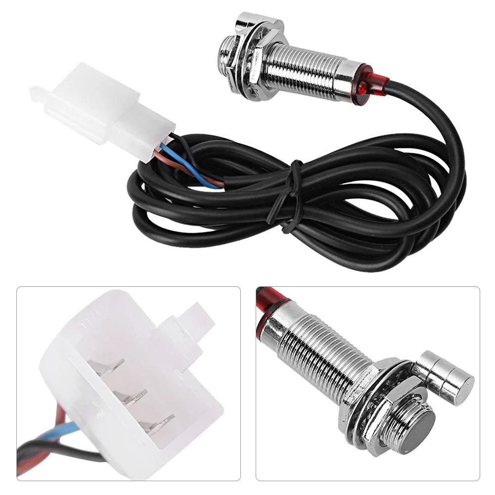 3-Magnet Motorcycle Odometer Sensor Cable | Digital Speedometer Motorcycle Sensor Cable Qme