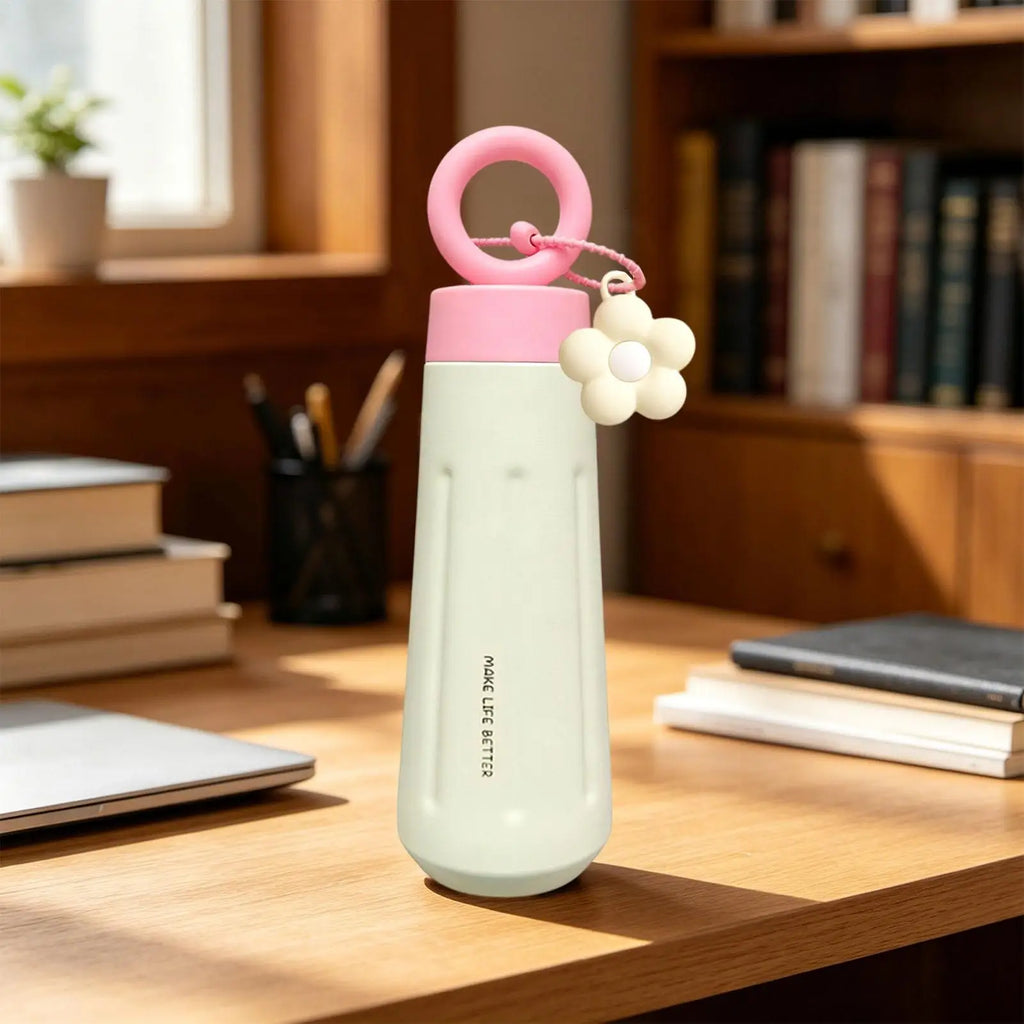 Leakproof Stainless Steel Tumbler 450ml | Insulated Coffee Cup Insulated Tumbler Qme