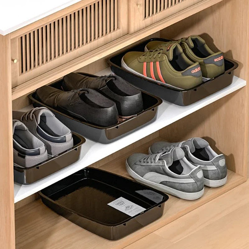 Car Under-Seat Shoe & Storage Tray Organizer | Black Car Interior Organizer Qme