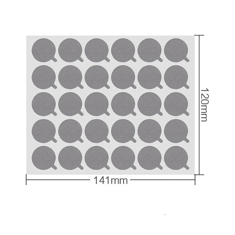 Disposable Eyelash Glue Holder Foil Palettes | Lash Extension Pads Lash Extension Accessories Qme