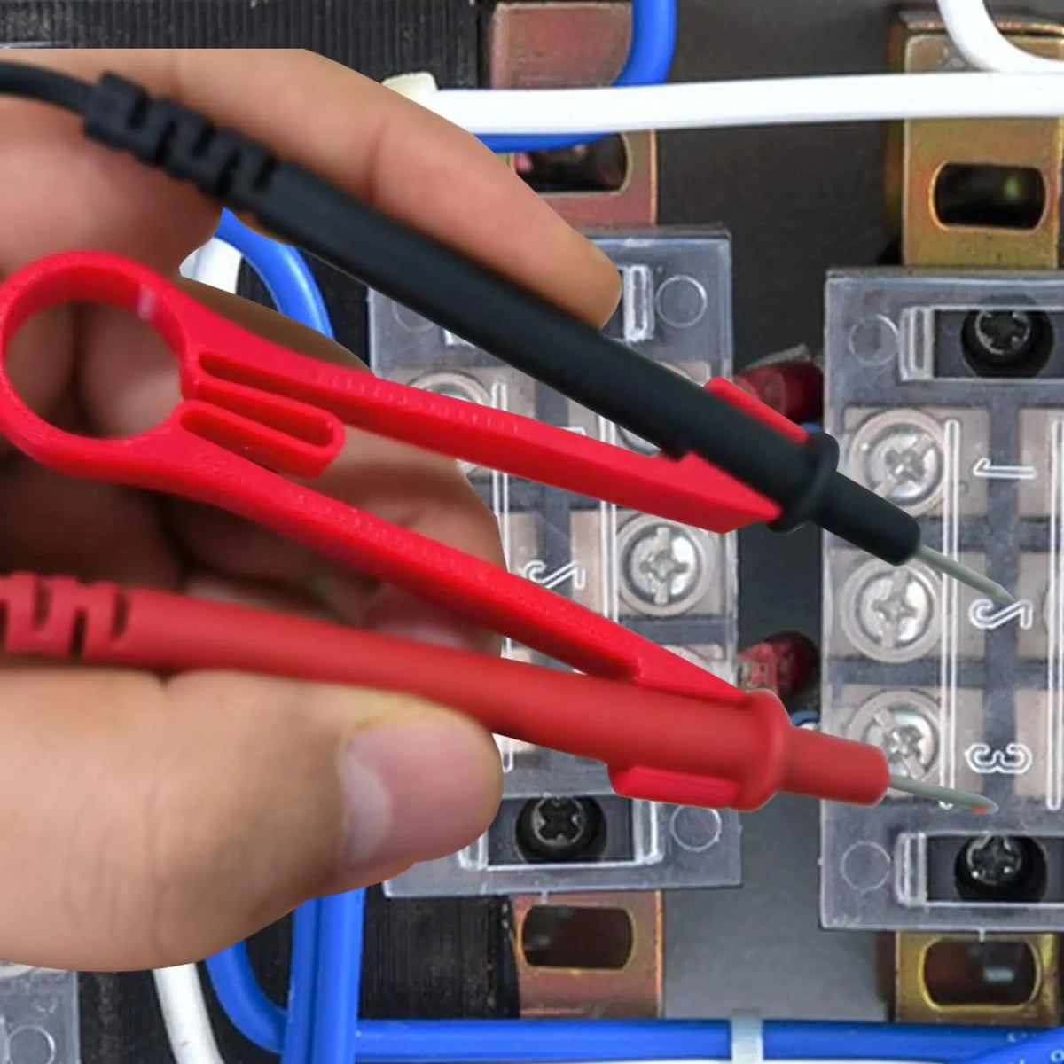 Multimeter Probe Holder Clamping Tool | 4 Colors – 7.6cm Probe Holder Tool Qme