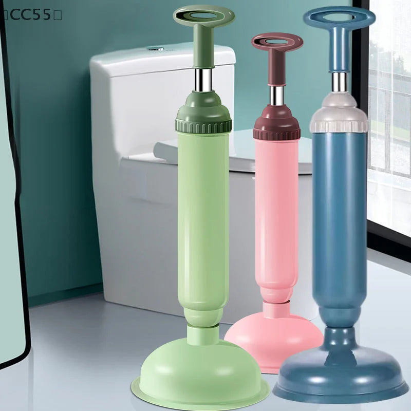 High-Pressure Toilet Plunger – Powerful Suction Drain Unblocker Drain Plunger Qst